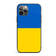 Ukraine Flag Patriotic iPhone Case Printed Black TPU Cover Protector Custom Gift