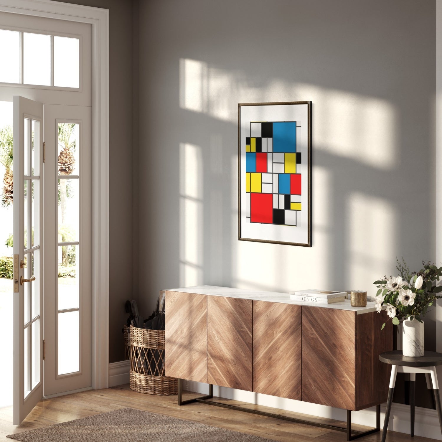 Piet Mondrian Design Custom Wall Art Poster, Quality Picture Print & Gift Decor