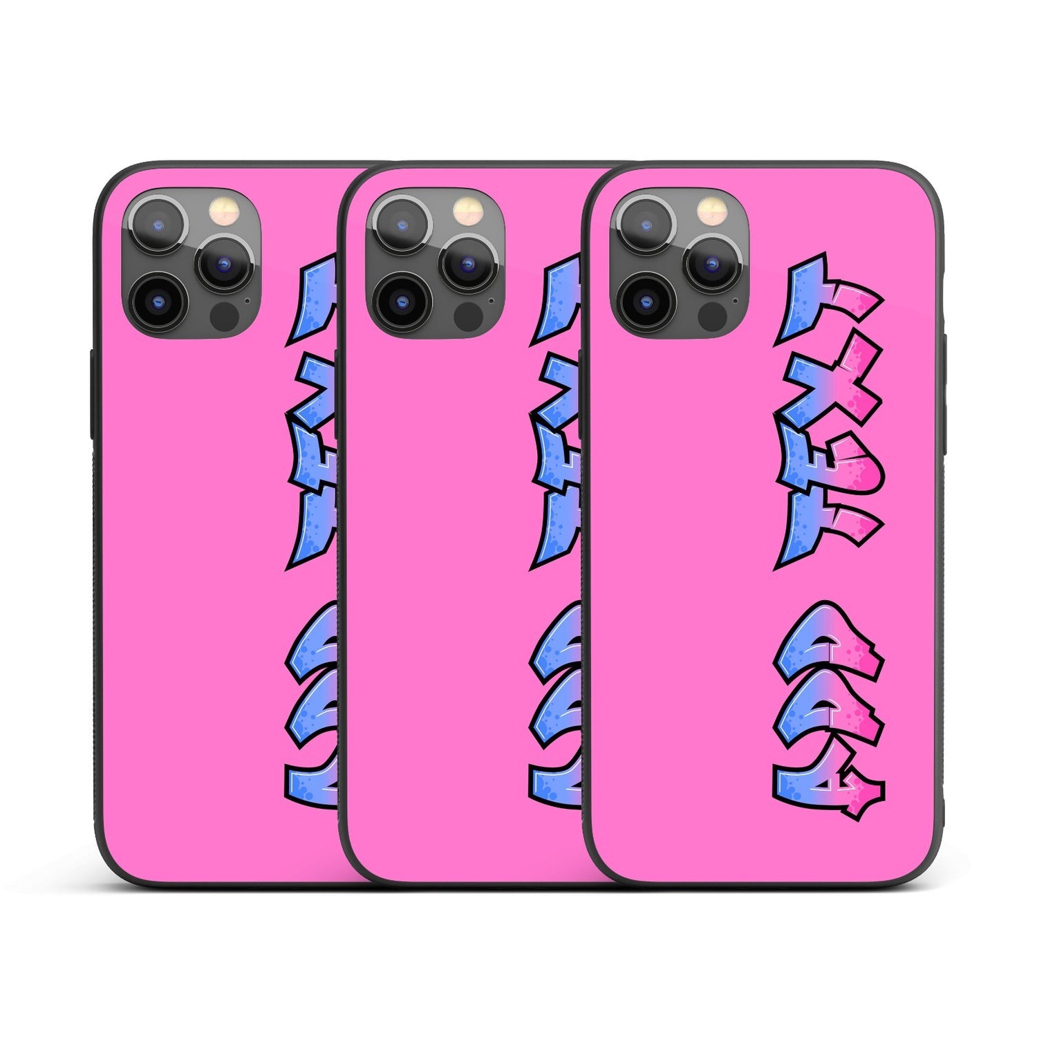 Urban Graffiti Name Personalised Custom Gift Cover - Printed iPhone Black Case