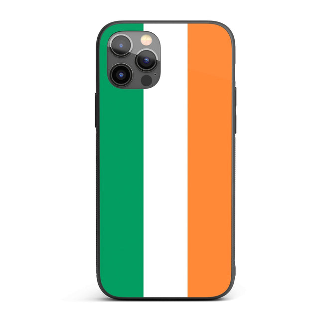 Ireland Flag Irish Gift Protector Custom Printed iPhone Case - Black TPU Cover