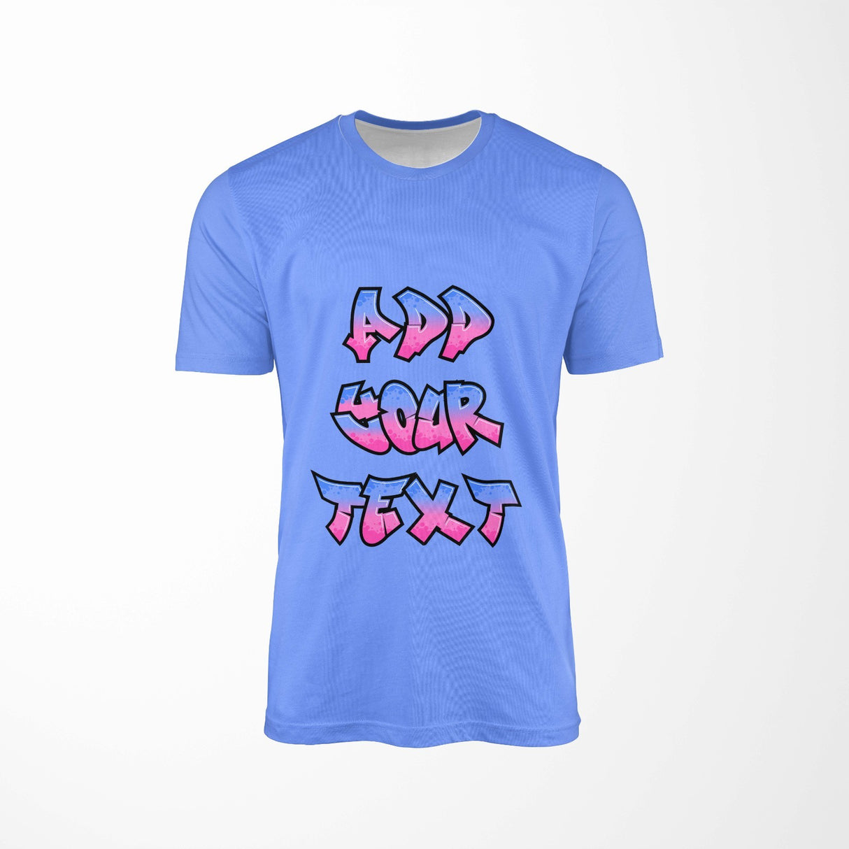 Personalised Urban Graffiti Printed T-Shirt Custom Name & Colour Unisex Adult