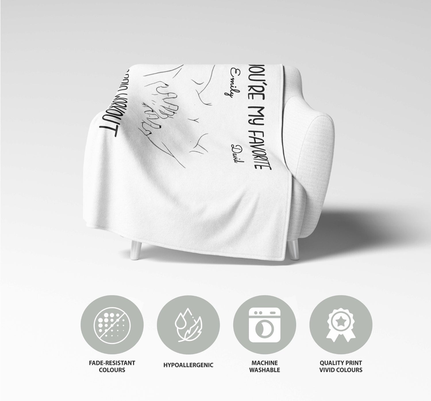 Favourite Cardio Naughty Rude Valentines Anniversary Fleece Mink Blanket Gift