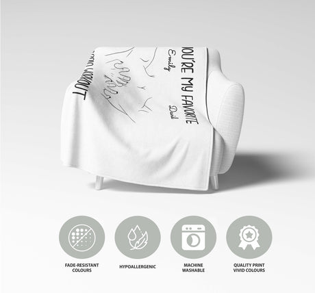 Favourite Cardio Naughty Rude Valentines Anniversary Fleece Mink Blanket Gift