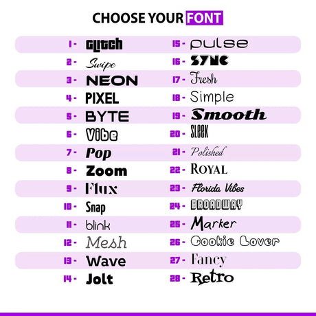 Personalised Any Name Custom Text Ottoman Filled Pouffe Inc Washable Cover