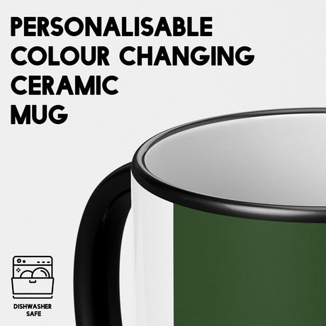 Pakistan Flag Design - Gift Heat Sensitive Magic Colour Changing Mug Novelty Cup