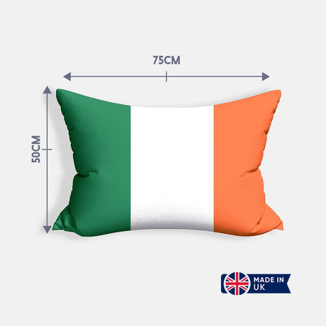 Ireland Flag Irish Tricolour Custom Made Novelty Printed Soft Pillowcase Pillow
