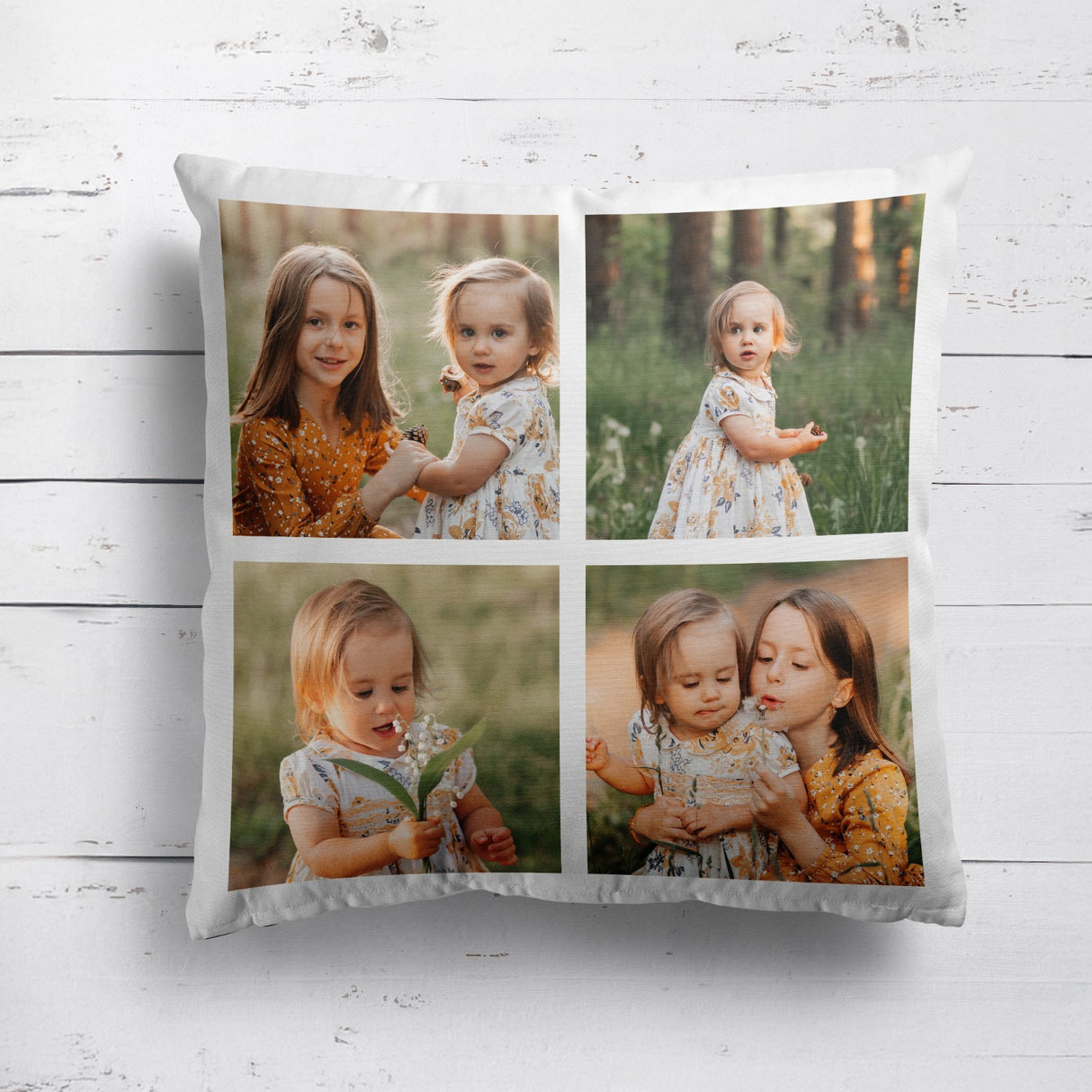 Personalised Photo Upload Picture Memory Cushion Text Option Pillow Decor Gift
