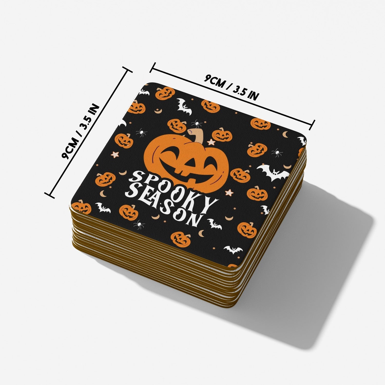 Halloween Spooky Season Bats Custom Coffee Tea Mug Cup Coaster Gift Set Him Her