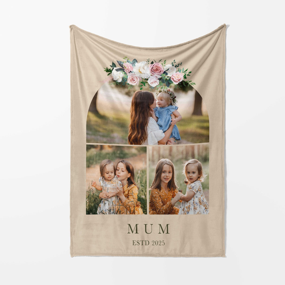 Blanket Photo Text Personalised Upload Soft Warm Fleece Memory Throw Decor Gift