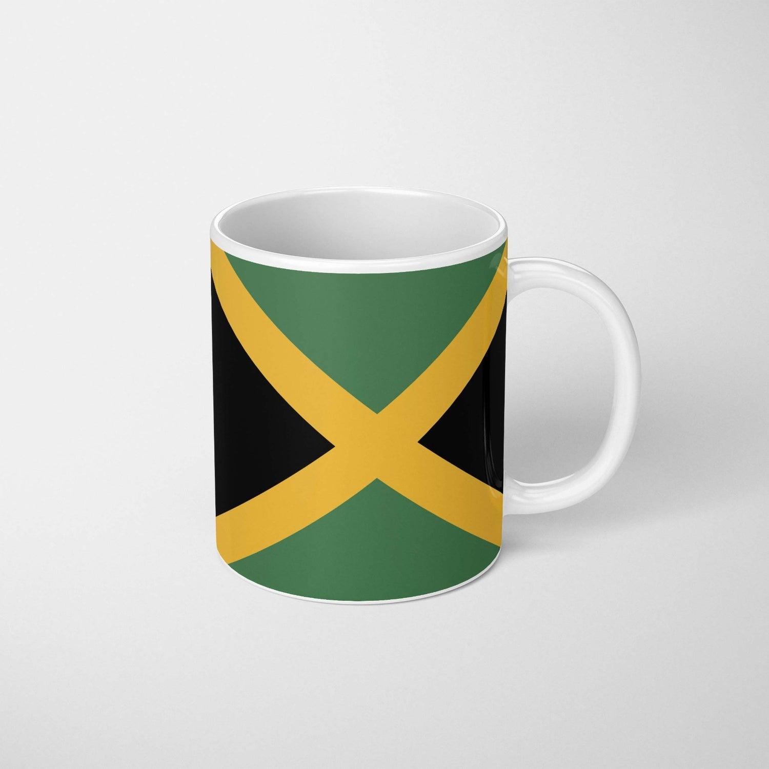 Jamaica Flag Jamaican Custom Printed Coffee Tea Mug Cup Set Coaster Gift Him Her