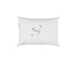 Floral Circle Wreath Border Pink Soft Pillowcase Pillow Case Cover