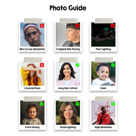 Custom 3D Human Face Body Head Crop Out Cushion Pillow Personalised Photo Upload