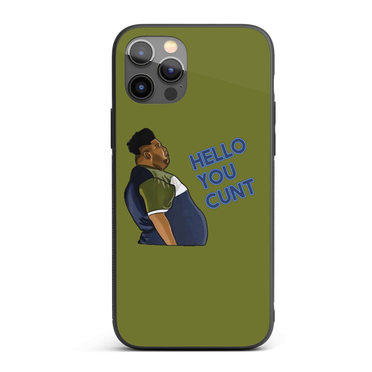 Harvey Hello You C*nt Rude Personalised Custom Cover - Printed iPhone Black Case