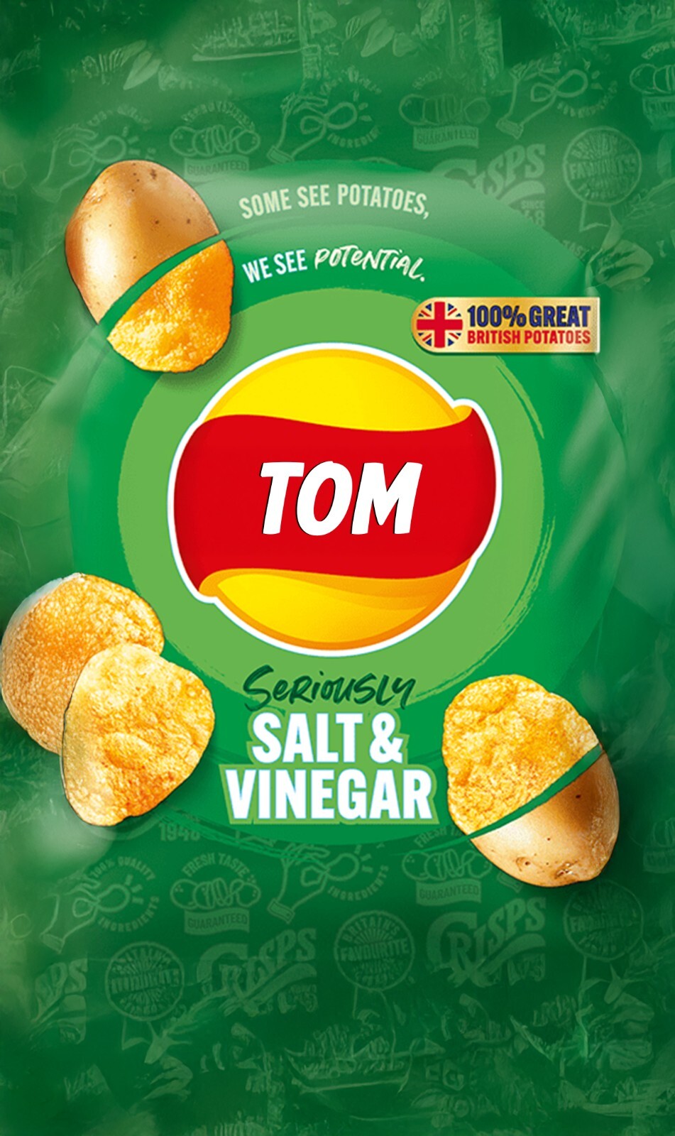 Personalised Name Custom Crisp Snack Chocolate Novelty Soft Filled Cushion Decor