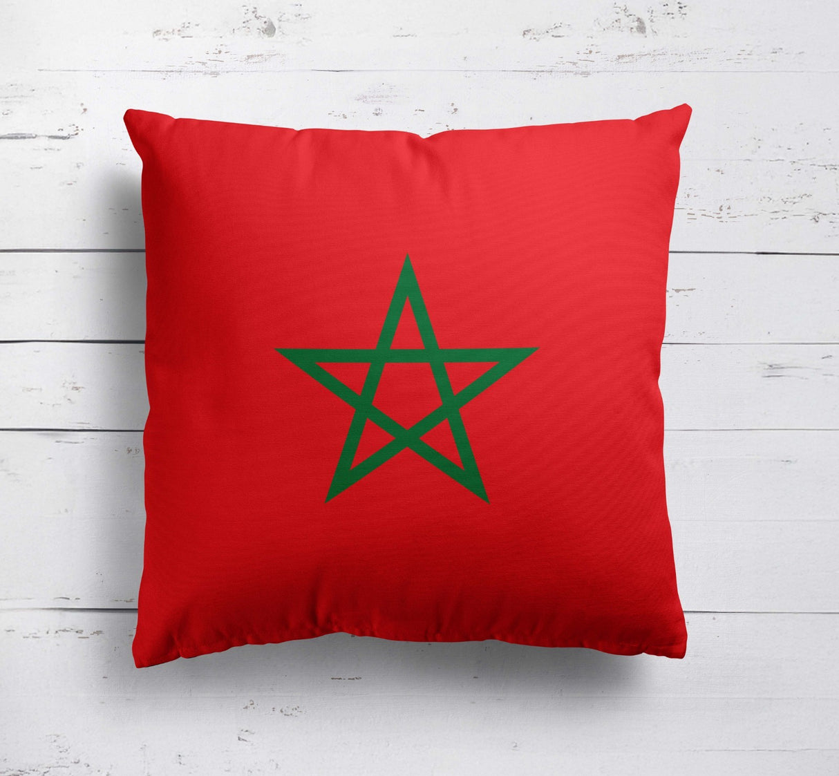 Morocco Flag Moroccan Design Filled Square Cushion Decorative Throw Gift Size