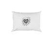 Personalised Name Love Heart Sparkles Soft Pillowcase Pillow Case Cover