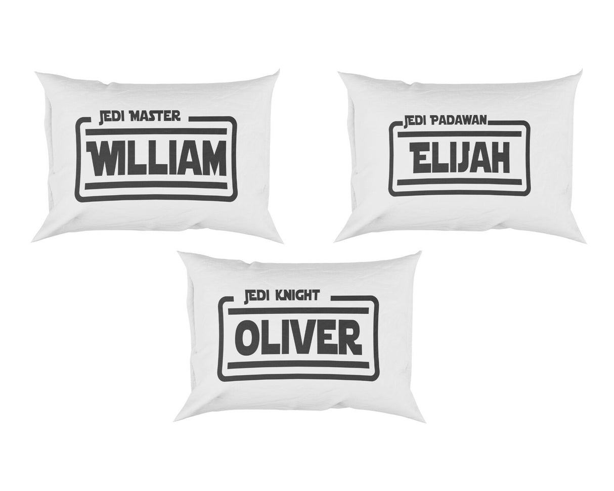 Jedi Star Wars Theme Inspired Personalised Name Soft Pillowcase Cover Gift