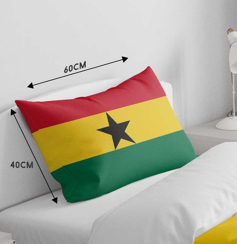 Ghana Flag Ghanaian Design Cot Bed - Duvet Cover Toddler Pillowcase Gift Custom