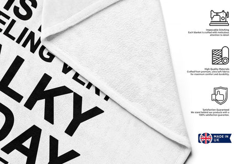 Not Very Talky Rude Funny Custom Any Colour Novelty Beach Hand Bath Sheet Towel