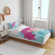 Personalised Custom Name Mythical Mermaid Kids Cot Bed Duvet Cover + Pillowcase