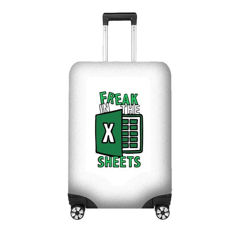 Freak in the Sheets Luggage Cover - Funny Travel Suitcase Protector Custom Gift