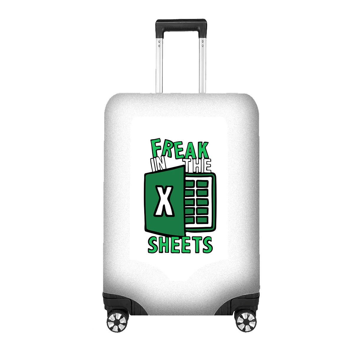 Freak in the Sheets Luggage Cover - Funny Travel Suitcase Protector Custom Gift