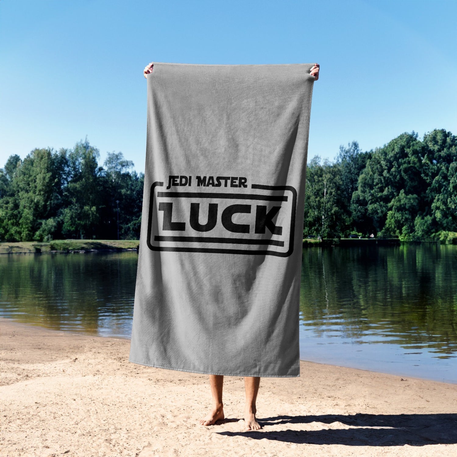 Jedi Star Wars Theme Inspired Personalise Name Absorbent Beach Bath Sheet Towel