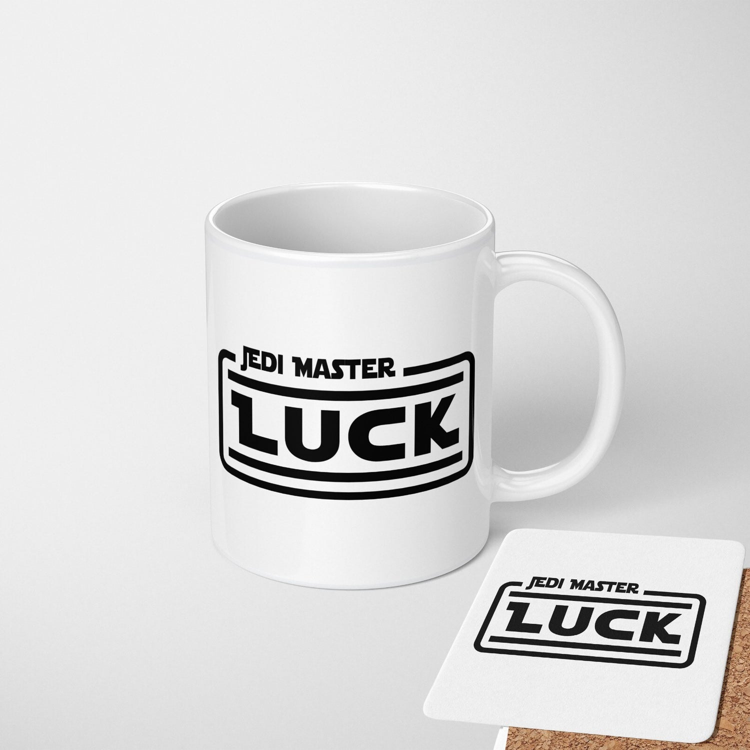 Jedi Star Wars Theme Inspired Personalise Name Custom Tea Coffee Mug Set Gift