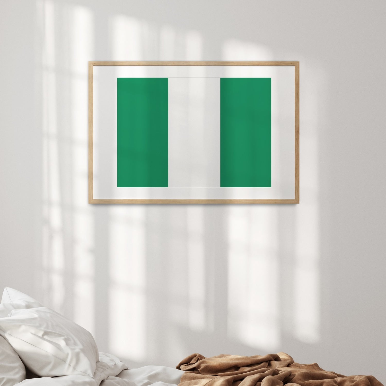 Nigeria Flag Nigerian Design Custom Wall Art Poster Picture Print Decor Gift