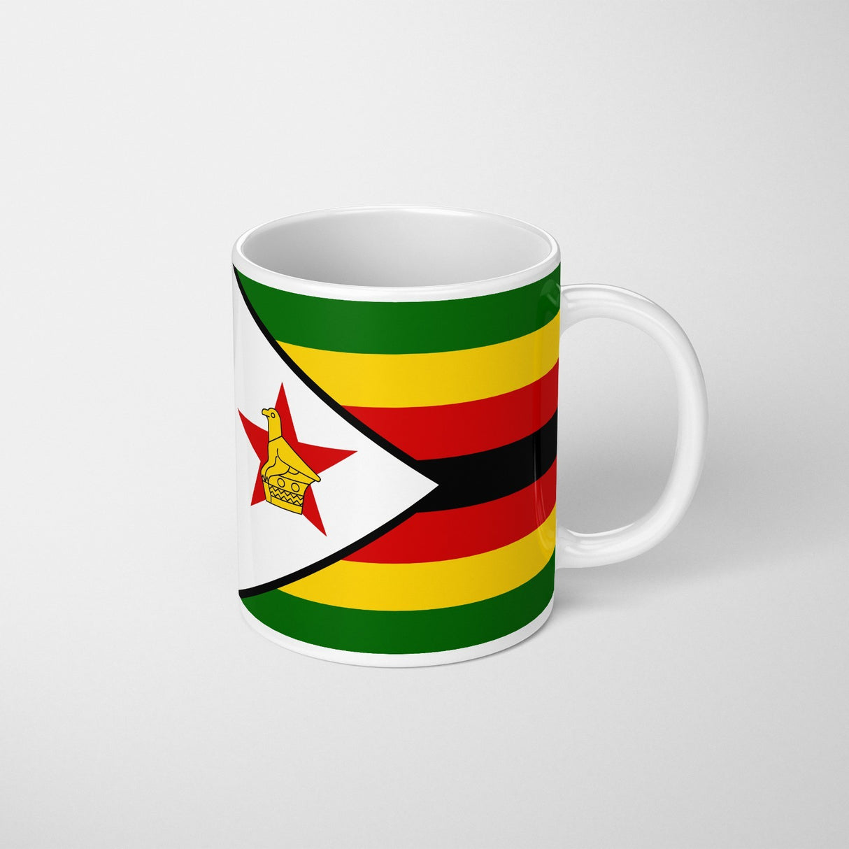 Zimbabwe Flag Patriotic Coffee Tea Mug Cup Set Coaster Home Gift Him Her Custom
