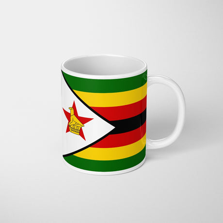 Zimbabwe Flag Patriotic Coffee Tea Mug Cup Set Coaster Home Gift Him Her Custom