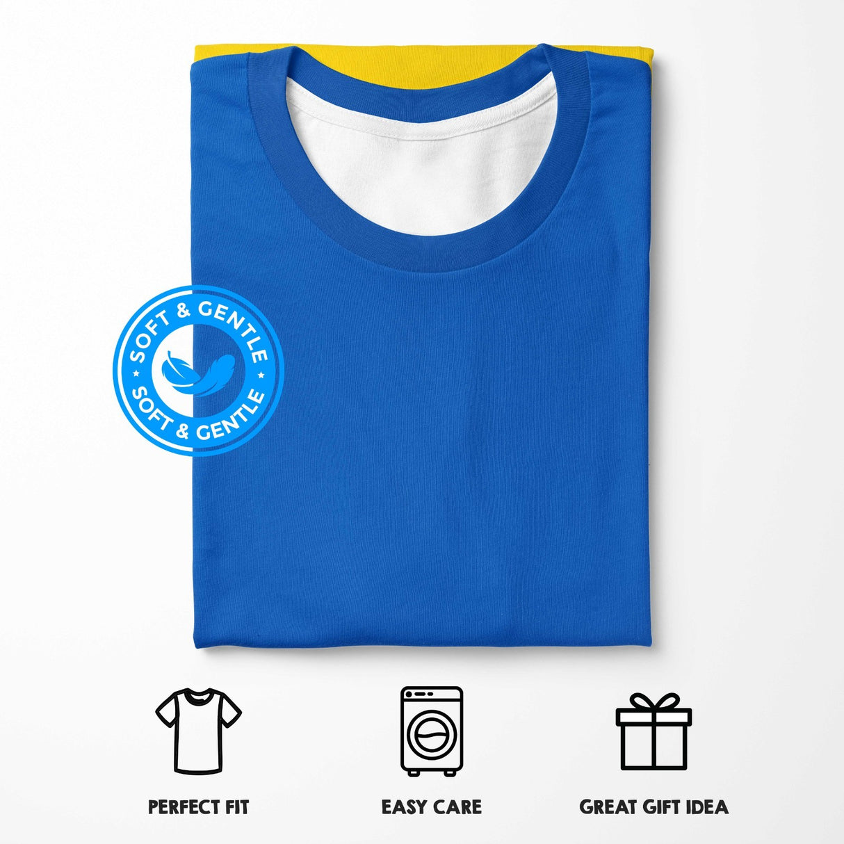 Ukraine Flag Design Custom All-Over Printed Unisex T-Shirt - Top Patriotic Tee