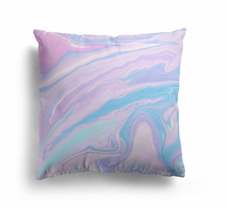 Liquid Marble Custom Design Coloured Novelty Square Filled Cushion Decor Gift