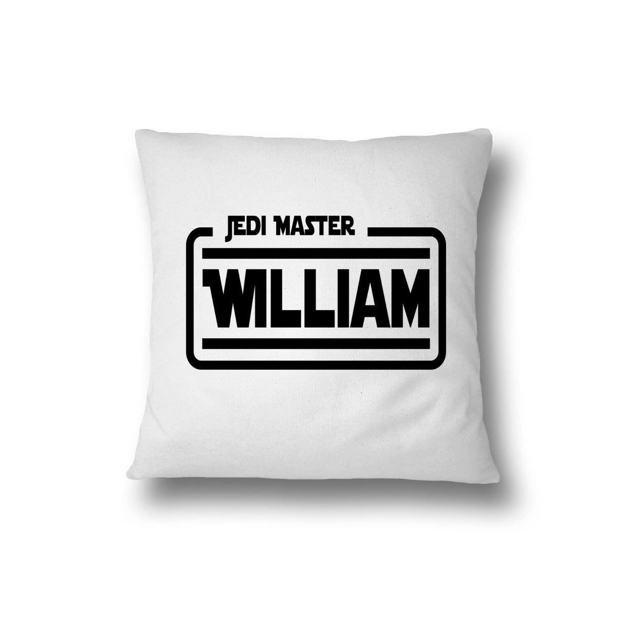 Jedi Star Wars Theme Inspired Personalised Name Filled Super Soft Cushion