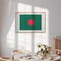 Bangladesh Flag Design Custom Wall Art Poster Picture Print Decor Patriotic Gift