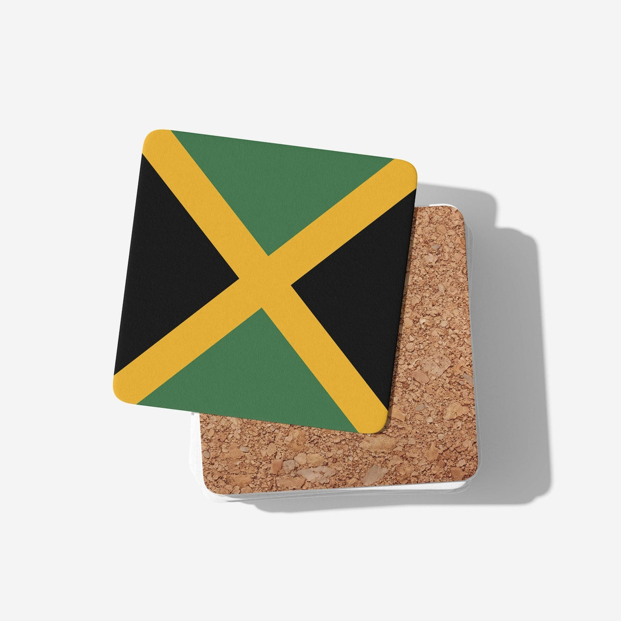 Jamaica Flag Jamaican Custom Printed Coffee Tea Mug Cup Set Coaster Gift Him Her
