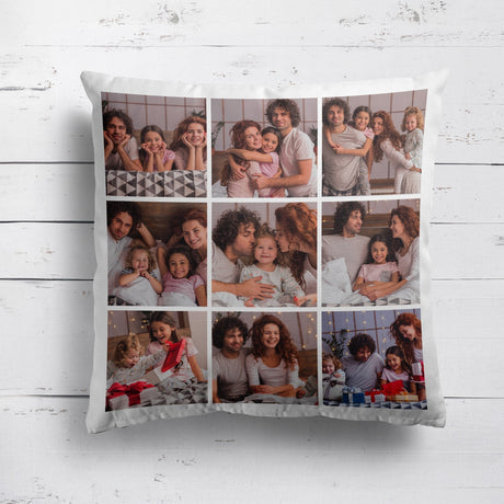 Personalised Photo Upload Picture Memory Cushion Text Option Pillow Decor Gift