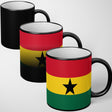 Ghana Flag Ghanaian Tea Coffee Gift Heat Sensitive Magic Colour Changing Mug