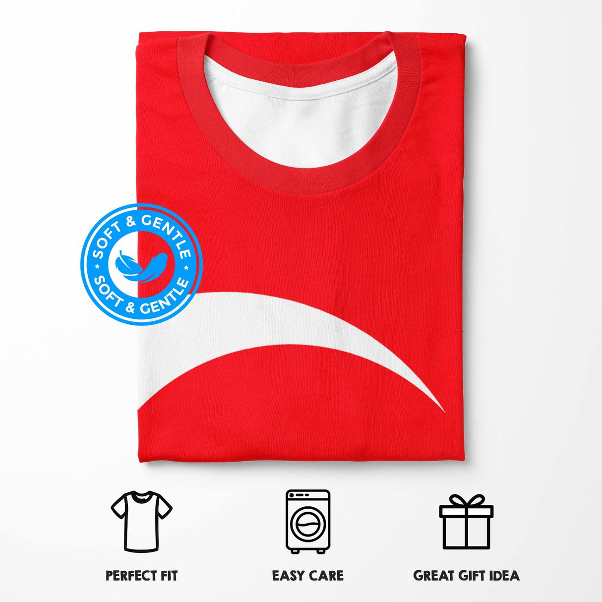 Turkey Flag Turkish Custom All-Over Printed Unisex T-Shirt Top Patriotic Tee