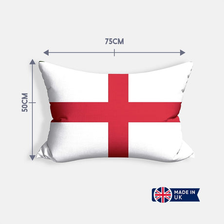 England Flag St George's Cross Custom Made Printed Soft Pillowcase Pillow