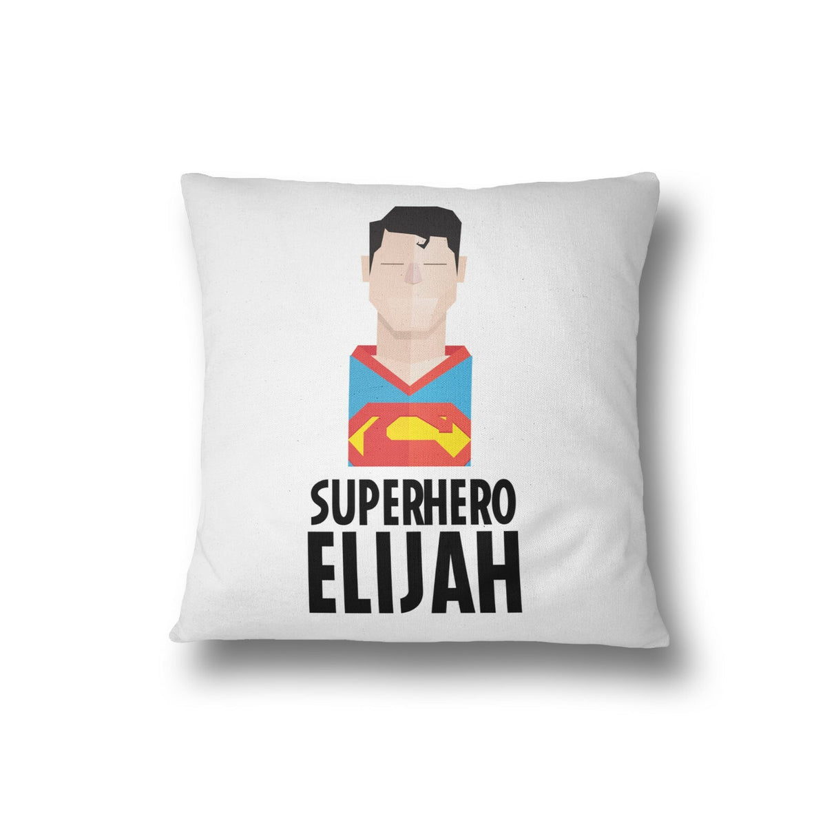 Superhero Personalised Name Kids Boys Soft Filled Cushion Bedroom Decoration