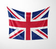GB Flag Union Jack Flag Custom Made Soft Warm Fleece Blanket Home Decor Throw