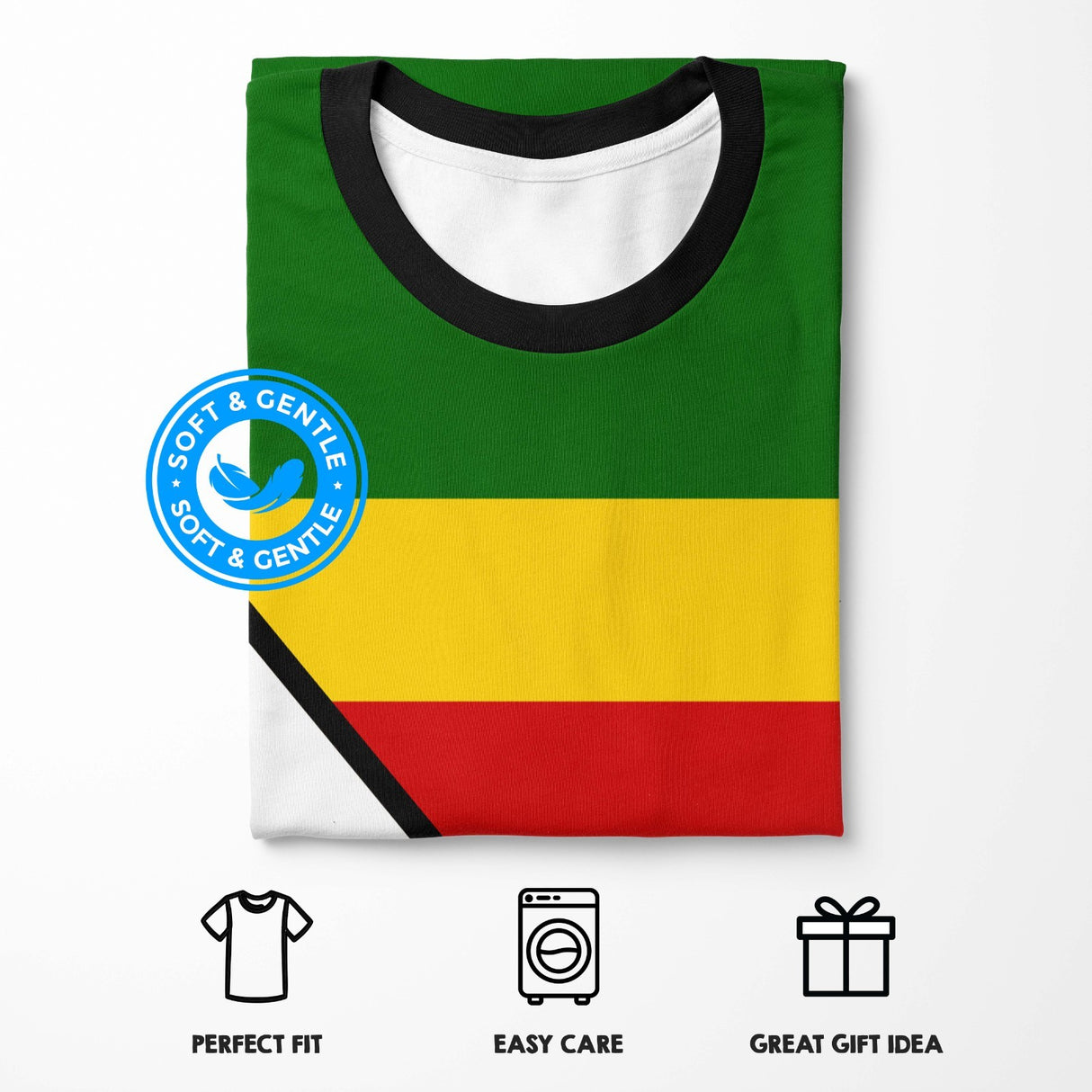 Zimbabwe Flag Custom All-Over Printed Unisex T-Shirt Top Patriotic Tee Cosy Gift