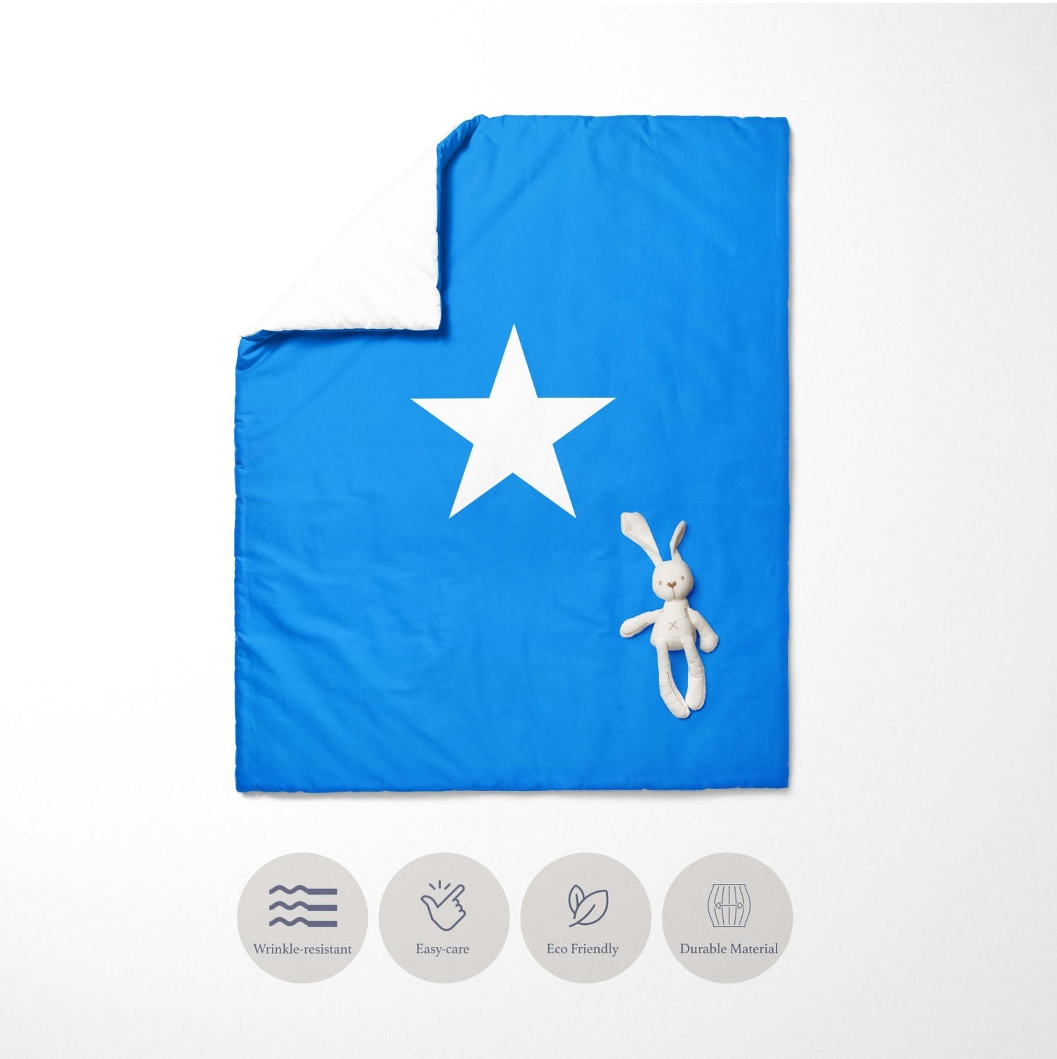 Somalia Flag Cot Bed Duvet Cover Toddler Pillowcase Design Gift Custom Made Cosy