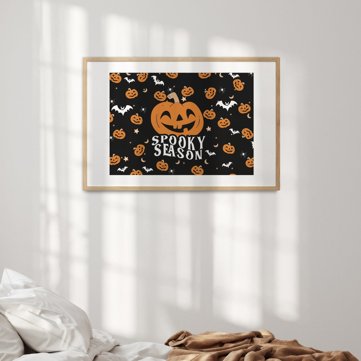 Halloween Spooky Season Pumpkin Custom Wall Art Poster Picture Print Decor Gift