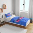 Personalised Name Urban Graffiti Font Kids Cot Bedding Duvet Cover + Pillowcase