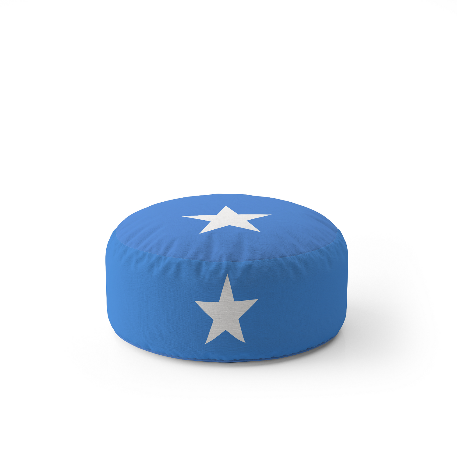 Somalia Flag Ottoman Filled Pouffe Footrest Washable Cover Custom Made Soft Gift