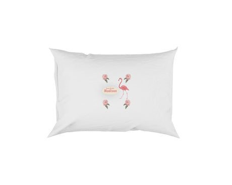 Flamingo Roses Pink Soft Pillowcase Pillow Case Cover