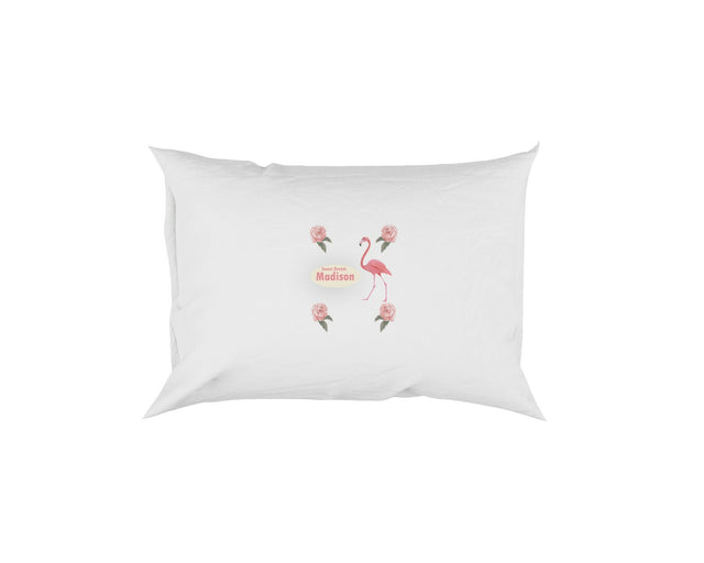 Flamingo Roses Pink Soft Pillowcase Pillow Case Cover