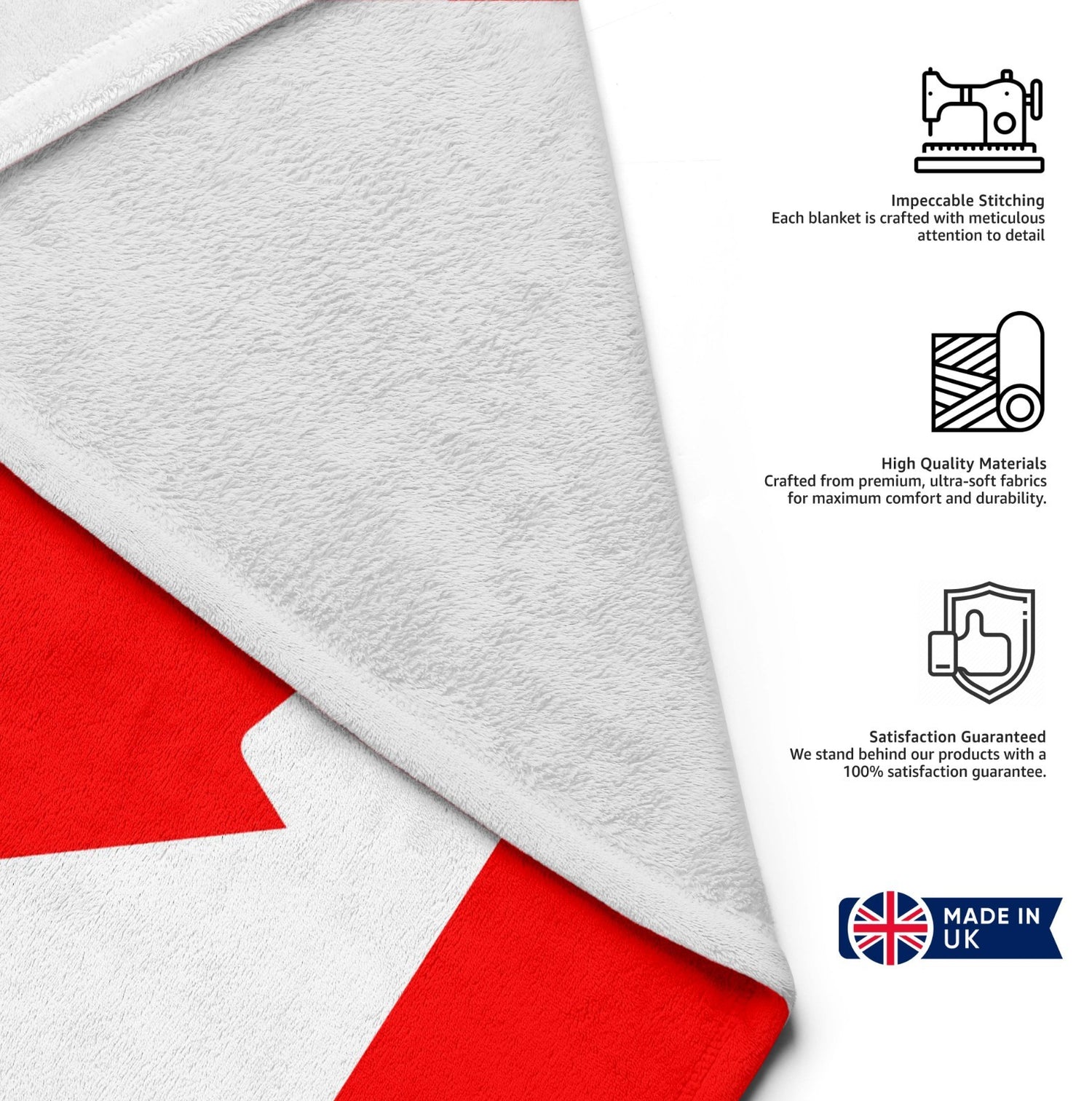 Canada Flag Canadian Towel - Highly Absorbent Beach Bath Sheet Custom Soft Gift